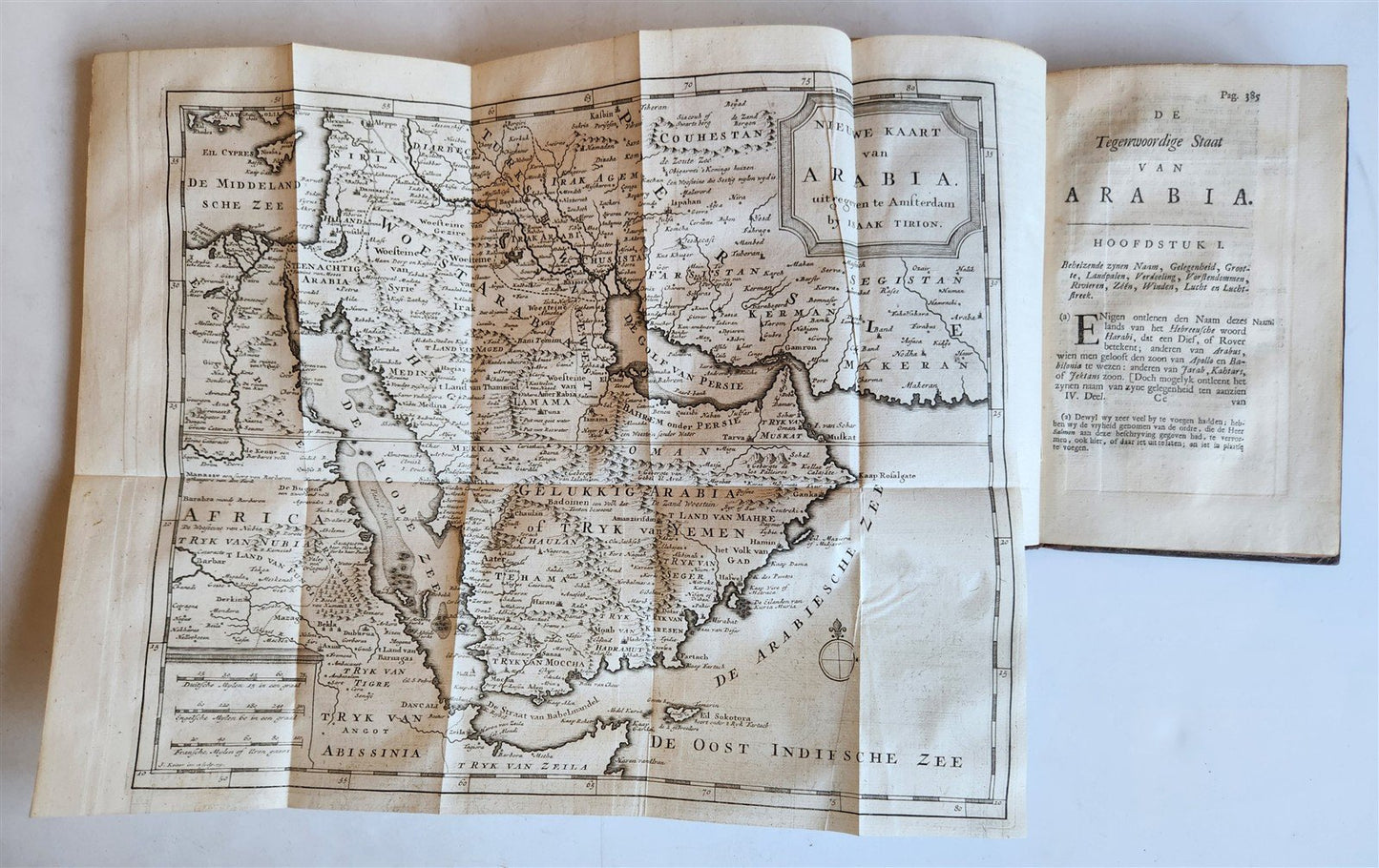 1732 ILLUSTRATED HISTORY of PERSIA ARABIA ASIATIC TARTARY RUSSIA w/maps ANTIQUE