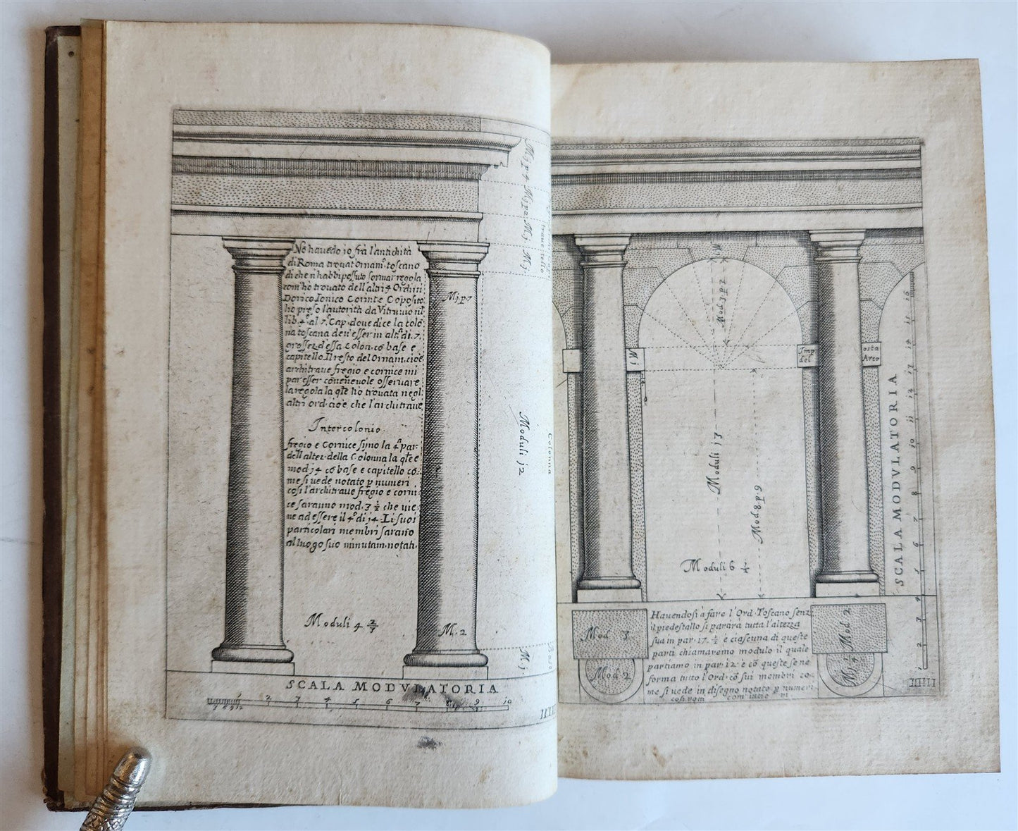 1680s ARCHITECTURE by VIGNOLA ILLUSTRATED antique Regola delli cinque ordini...