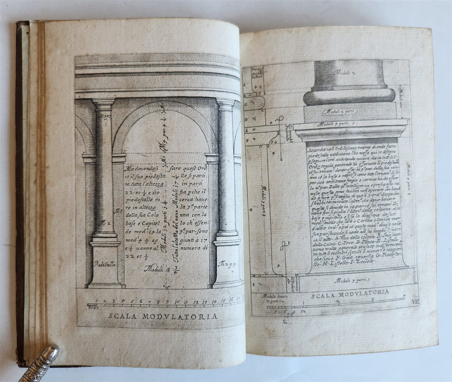 1680s ARCHITECTURE by VIGNOLA ILLUSTRATED antique Regola delli cinque ordini...