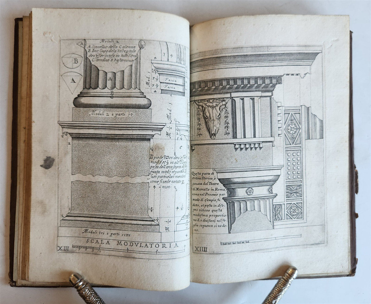 1680s ARCHITECTURE by VIGNOLA ILLUSTRATED antique Regola delli cinque ordini...