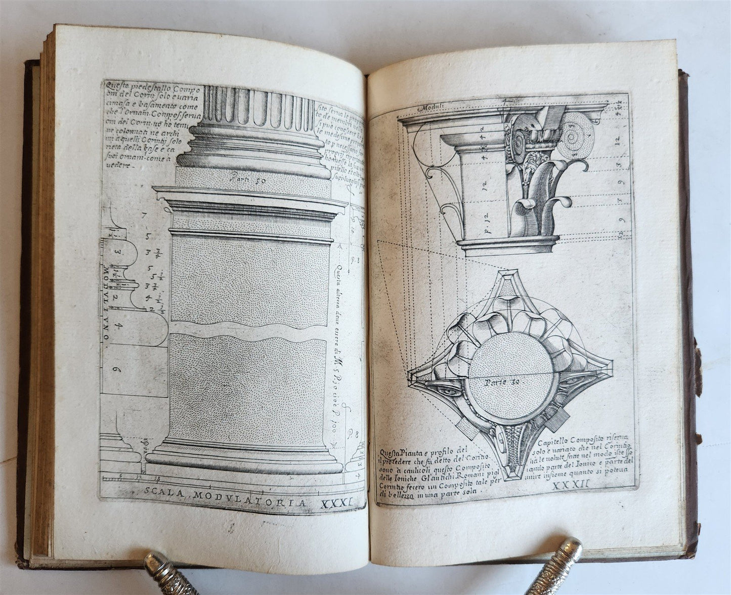 1680s ARCHITECTURE by VIGNOLA ILLUSTRATED antique Regola delli cinque ordini...