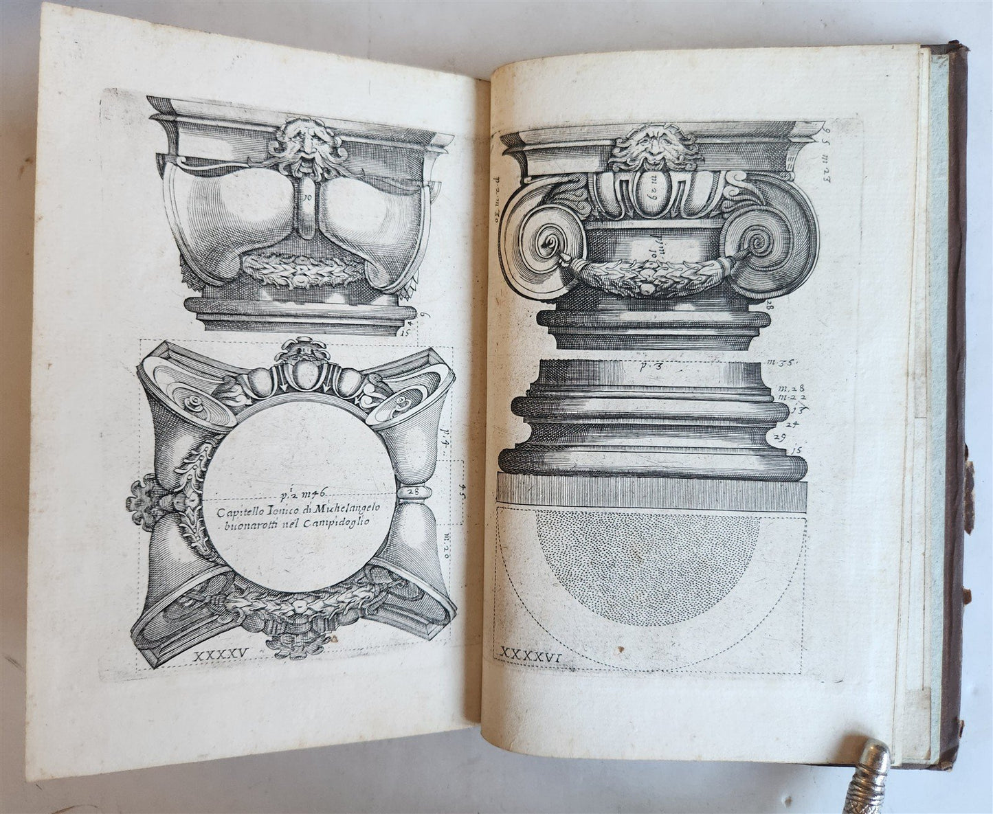1680s ARCHITECTURE by VIGNOLA ILLUSTRATED antique Regola delli cinque ordini...