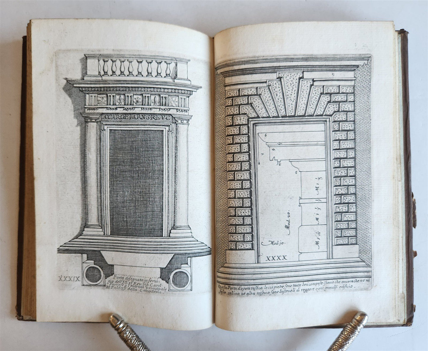 1680s ARCHITECTURE by VIGNOLA ILLUSTRATED antique Regola delli cinque ordini...