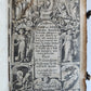 1650 PRAYER BOOK Vogler ILLUSTRATED antique DECORATIVE PIGSKIN BINDING w/ CLASPS