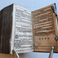 1650 PRAYER BOOK Vogler ILLUSTRATED antique DECORATIVE PIGSKIN BINDING w/ CLASPS