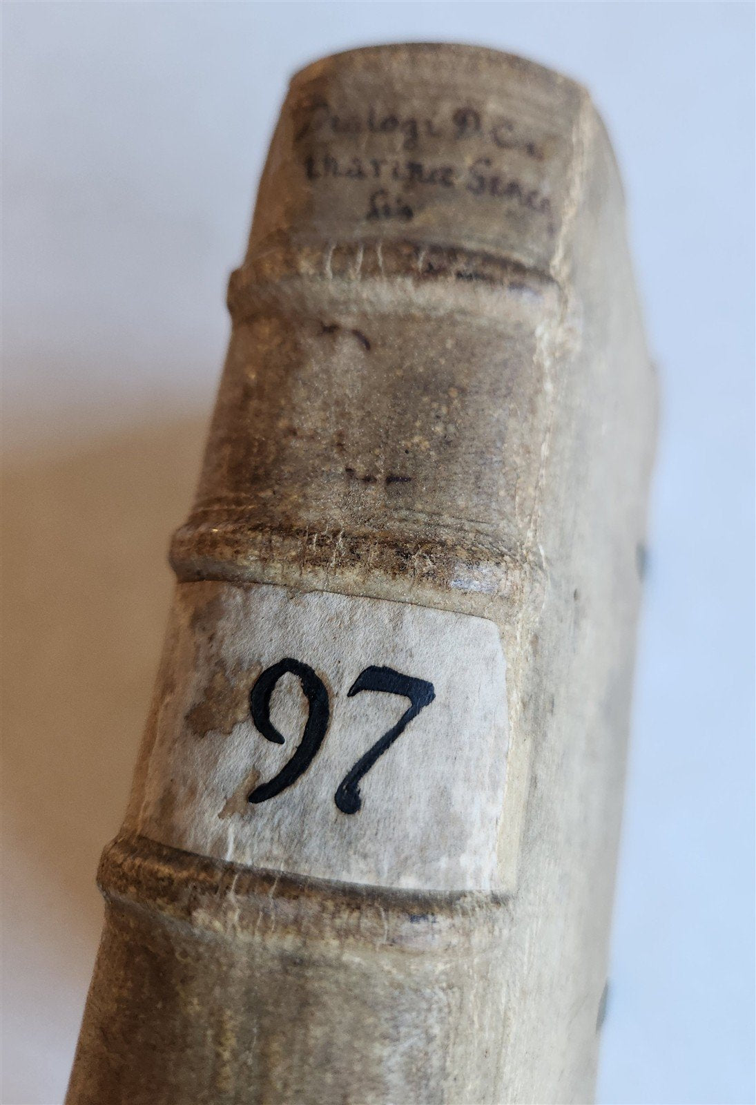 1583 CATHERINA of SIENA ITALIAN MYSTIC antique AMAZING PIGSKIN BINDING w/CLASPS