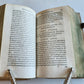 1583 CATHERINA of SIENA ITALIAN MYSTIC antique AMAZING PIGSKIN BINDING w/CLASPS