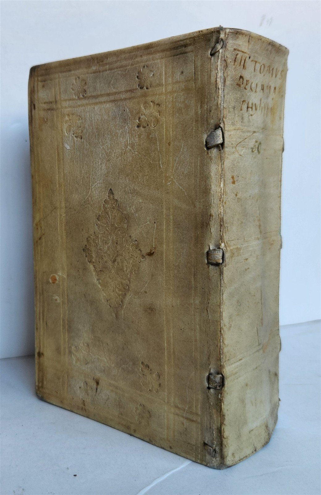 1587 Philip Melanchthon WORKS antique VELLUM BINDING 16th CENTURY
