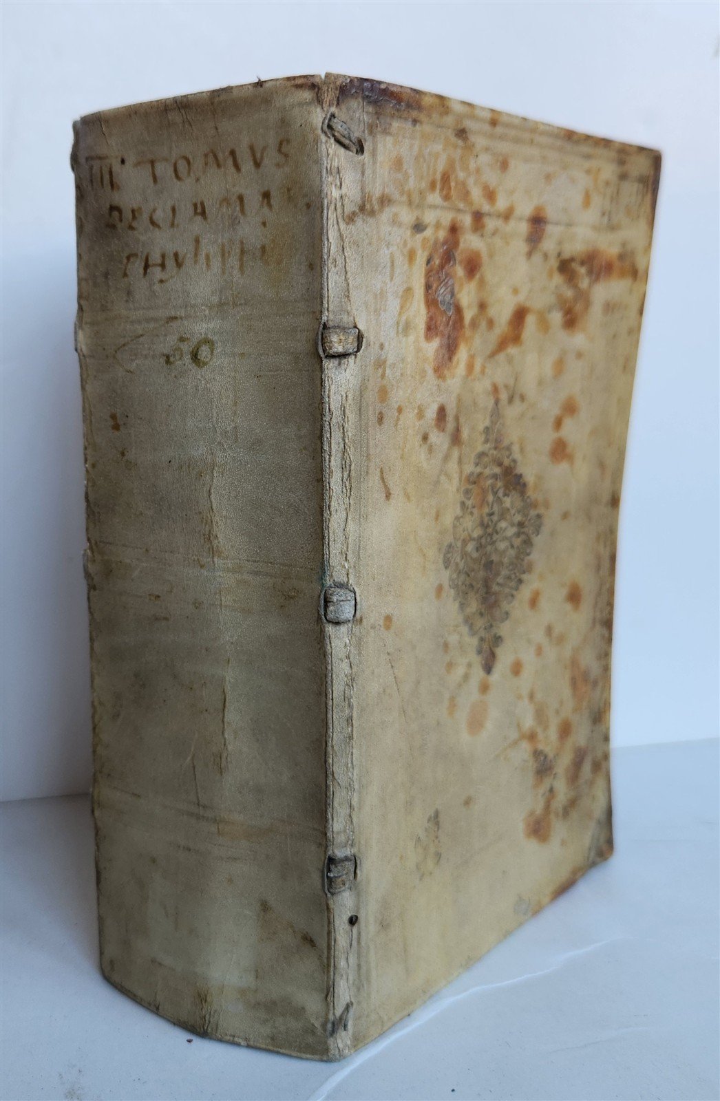 1587 Philip Melanchthon WORKS antique VELLUM BINDING 16th CENTURY