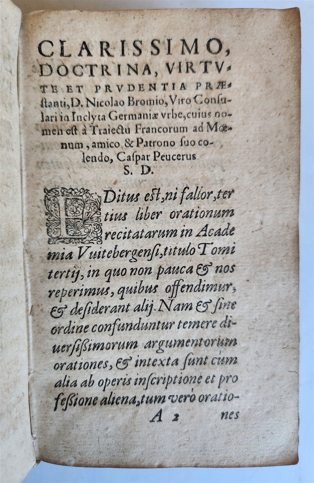 1587 Philip Melanchthon WORKS antique VELLUM BINDING 16th CENTURY