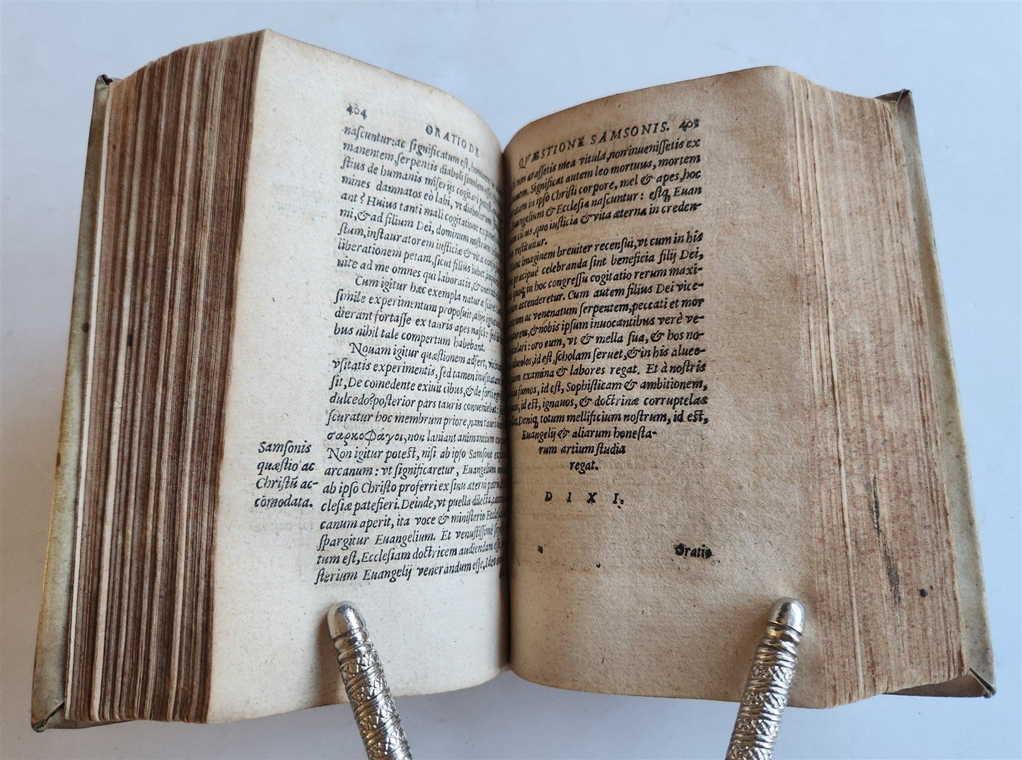 1587 Philip Melanchthon WORKS antique VELLUM BINDING 16th CENTURY