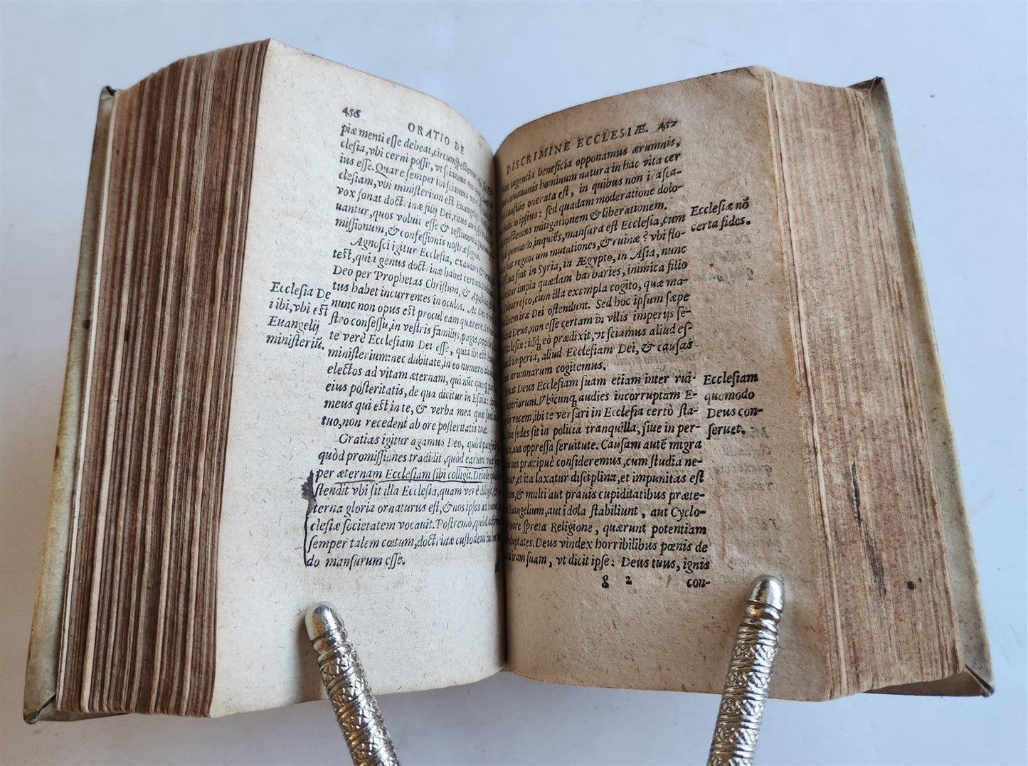 1587 Philip Melanchthon WORKS antique VELLUM BINDING 16th CENTURY