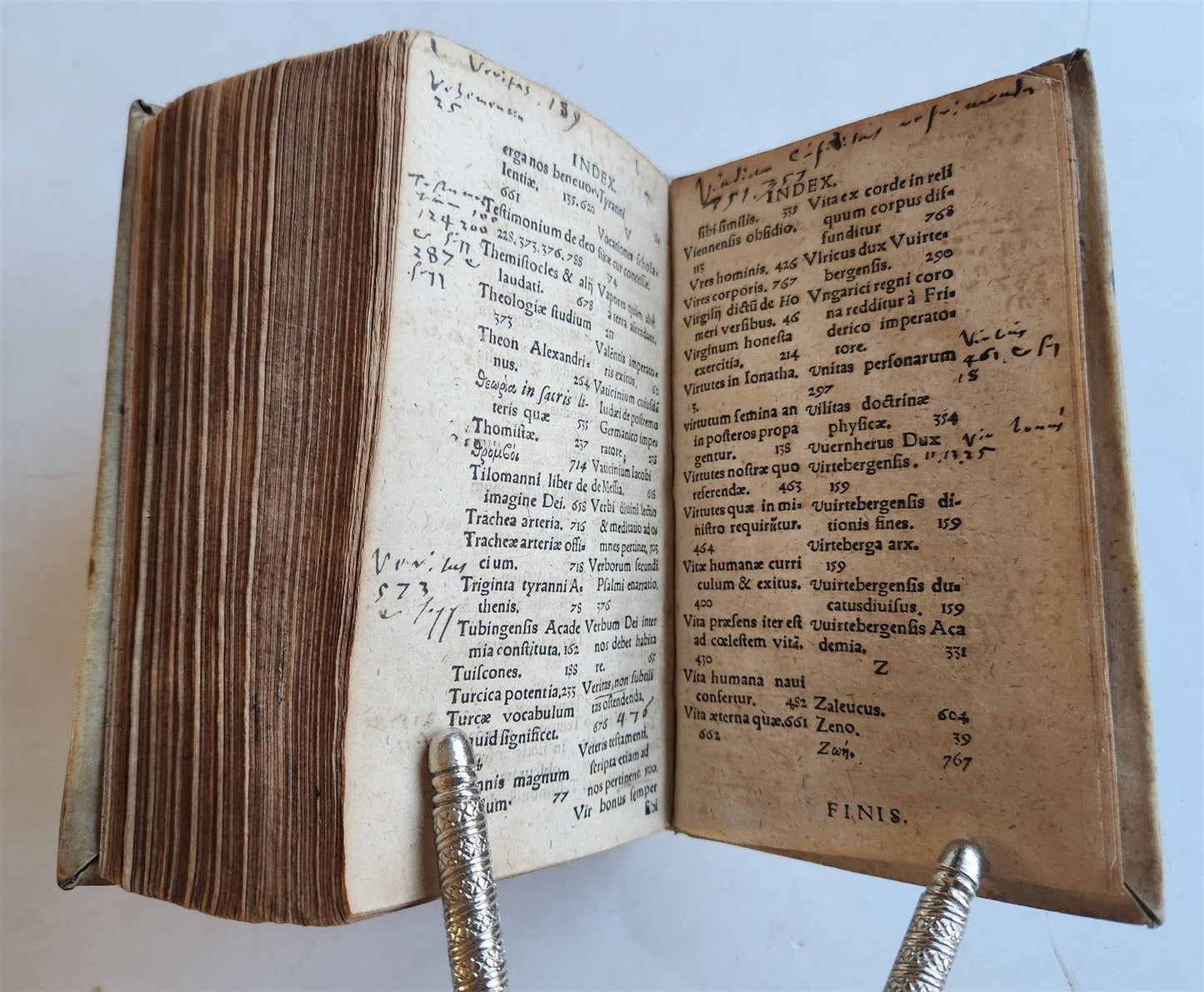 1587 Philip Melanchthon WORKS antique VELLUM BINDING 16th CENTURY