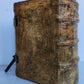 1567 CATECHISMUS ROMANUS antique PIGSKIN over WOOD BINDING 16th CENTURY