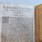 1578 WORK by JOHN CASSIAN antique VELLUM 16th CENTURY Monasticarum institutionum