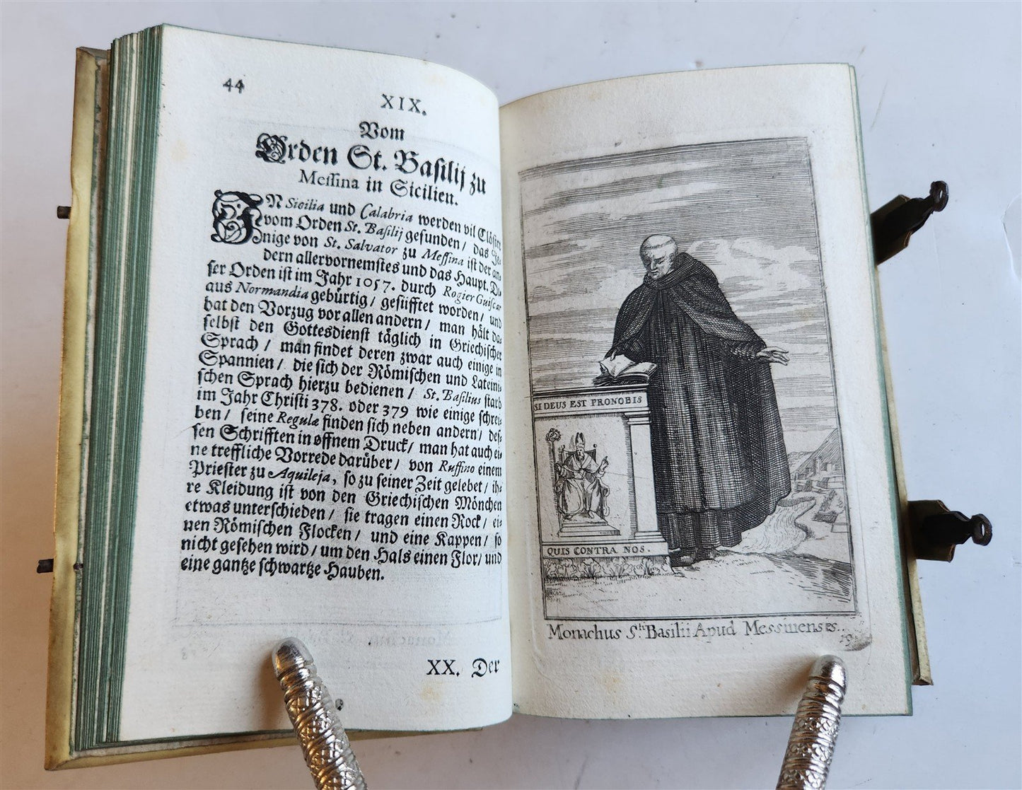 1692 HISTORY of RELIGIOUS ORDERS ILLUSTRATED w/ 164 ENGRAVINGS antique VELLUM