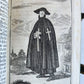 1692 HISTORY of RELIGIOUS ORDERS ILLUSTRATED w/ 164 ENGRAVINGS antique VELLUM