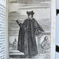 1692 HISTORY of RELIGIOUS ORDERS ILLUSTRATED w/ 164 ENGRAVINGS antique VELLUM