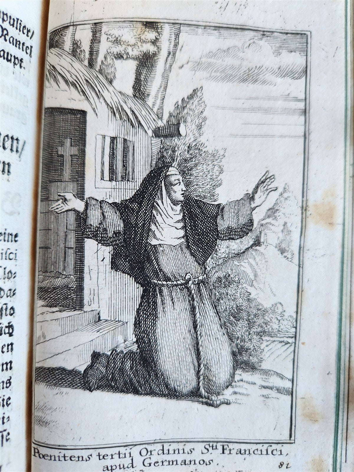 1692 HISTORY of RELIGIOUS ORDERS ILLUSTRATED w/ 164 ENGRAVINGS antique VELLUM