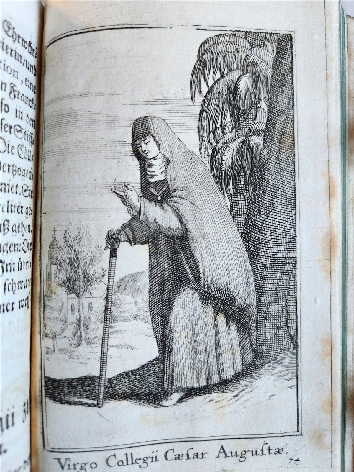 1692 HISTORY of RELIGIOUS ORDERS ILLUSTRATED w/ 164 ENGRAVINGS antique VELLUM