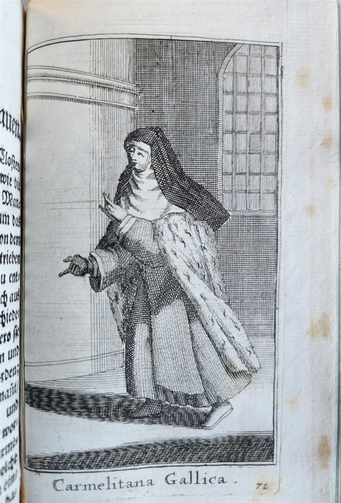 1692 HISTORY of RELIGIOUS ORDERS ILLUSTRATED w/ 164 ENGRAVINGS antique VELLUM