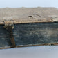 1608 SERMONS by JEAN QUINTIN antique PIGSKIN over WOOD BINDING