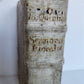 1608 SERMONS by JEAN QUINTIN antique PIGSKIN over WOOD BINDING