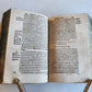 1608 SERMONS by JEAN QUINTIN antique PIGSKIN over WOOD BINDING