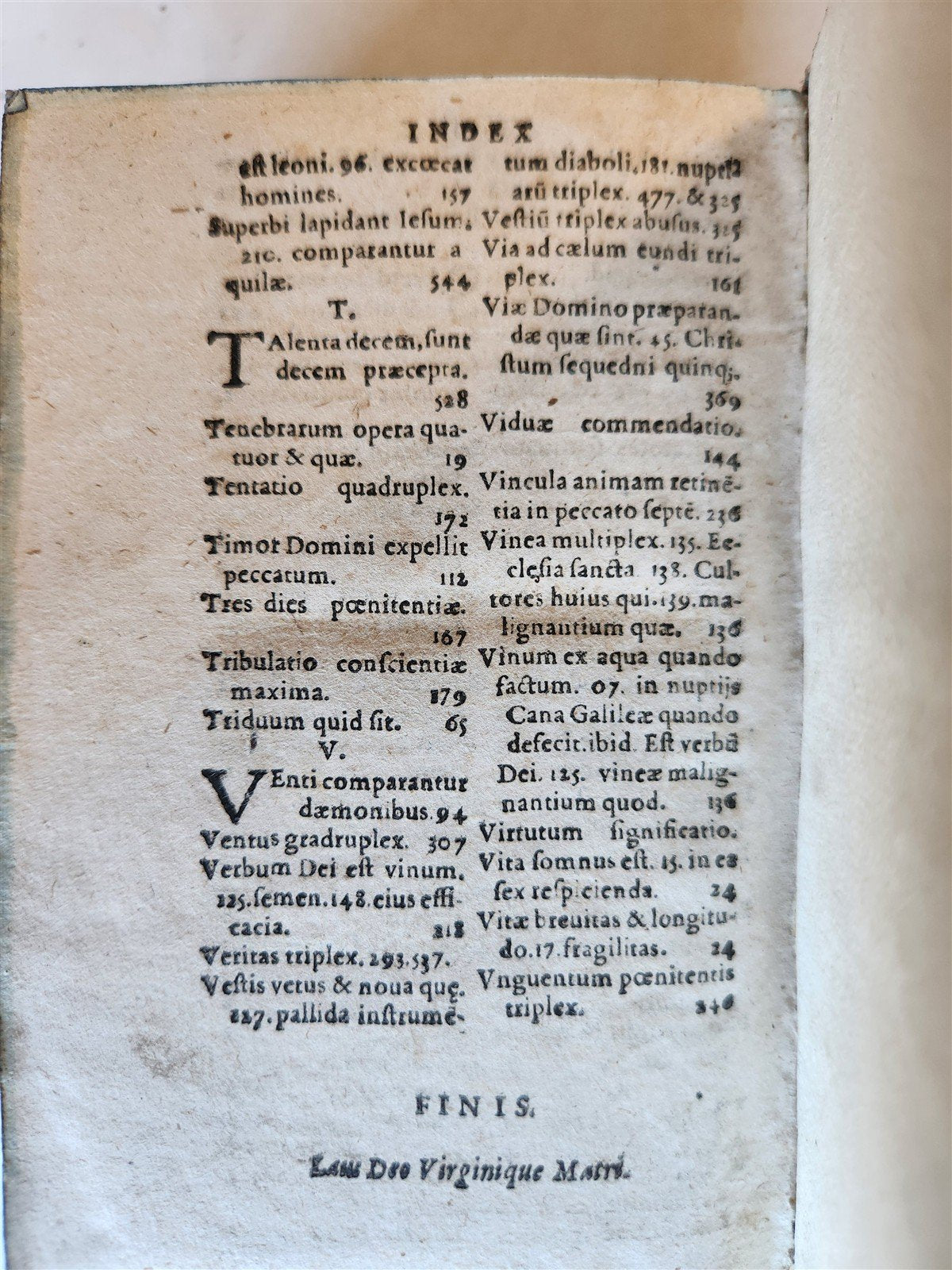 1608 SERMONS by JEAN QUINTIN antique PIGSKIN over WOOD BINDING
