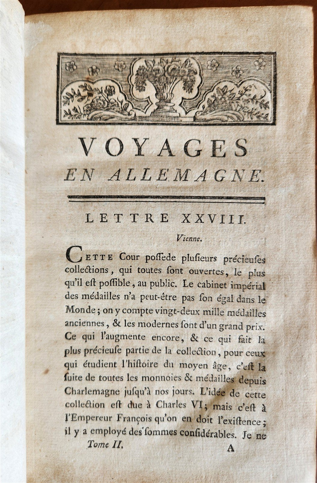 1792 TRAVELS TO GERMANY by RISBECK 3 VOLS antique Voyages en Allemagne w/ MAP