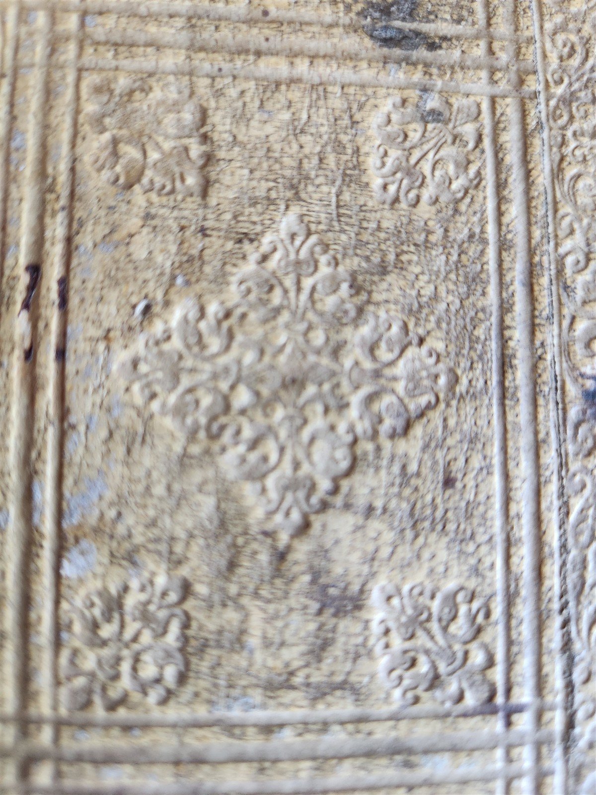 1691 Gradus ad Parnassum antique decorative PIGSKIN BINDING poetical dictionary