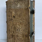 1664 COUNCIL OF TRENT antique decorative PIGSKIN over WOOD BINDING w/ CLASPS