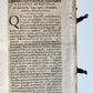 1664 COUNCIL OF TRENT antique decorative PIGSKIN over WOOD BINDING w/ CLASPS