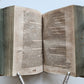 1664 COUNCIL OF TRENT antique decorative PIGSKIN over WOOD BINDING w/ CLASPS