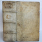 1680 ART & SCIENCE ENCYCLOPEDIA antique decorative PIGSKIN BINDING w/ CLASPS