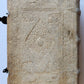 1680 ART & SCIENCE ENCYCLOPEDIA antique decorative PIGSKIN BINDING w/ CLASPS