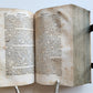1680 ART & SCIENCE ENCYCLOPEDIA antique decorative PIGSKIN BINDING w/ CLASPS