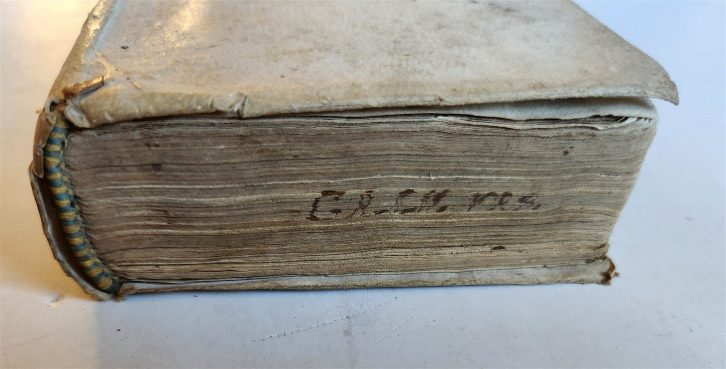 1566 ALDINE PRESS GREEK LANGUAGE GRAMMAR antique URBANUS BELLUNENSIS vellum