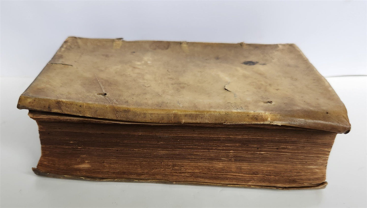 1577 HISTORY OF RELIGIOUS WARS in FRANCE antique vellum bound 16th CENTURY