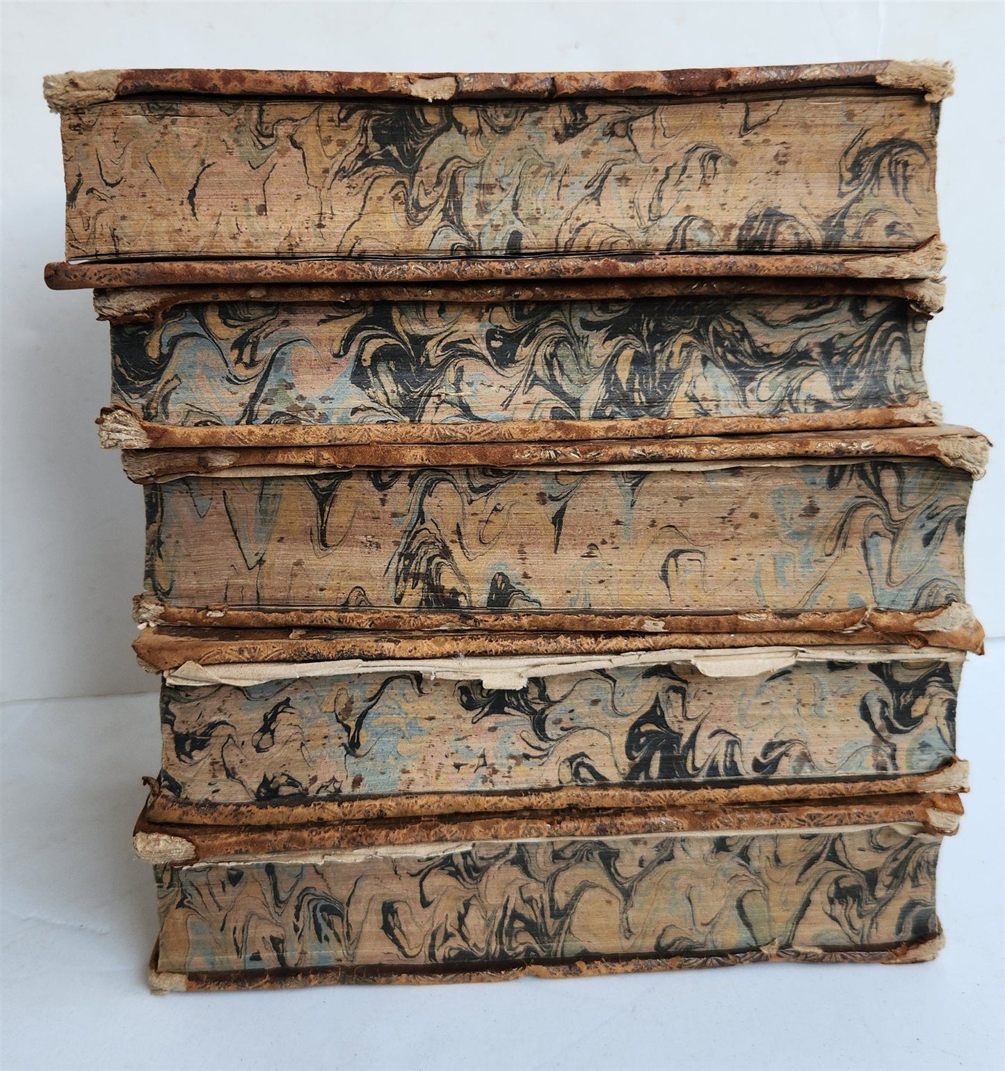 1724 DESCARTES 5 VOLS antique ILLUSTRATED physics medicine mathematics LETTERS