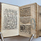 1589 CATECHISM in GERMAN by Michaelis Petrus antique PIGSKIN ILLUSTRATED 16th C.