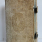 1730 Bibliotheca rhetorum in LATIN antique DECORATIVE PIGSKIN over WOOD BINDING