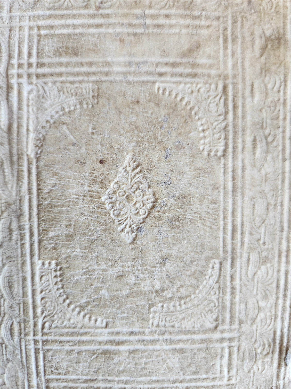 1730 Bibliotheca rhetorum in LATIN antique DECORATIVE PIGSKIN over WOOD BINDING