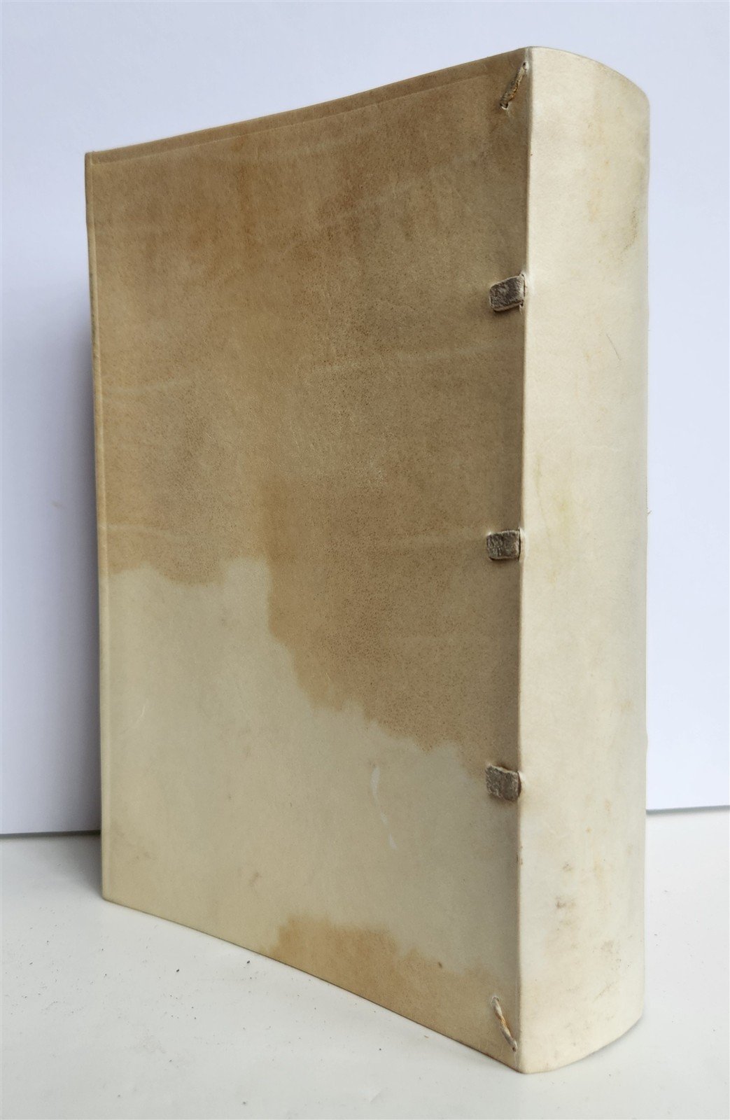 1533 POST-INCUNABULA THEOLOGY in LATIN antique ANCIENT VELLUM MANUSCRIPT BINDING