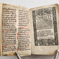 1533 POST-INCUNABULA THEOLOGY in LATIN antique ANCIENT VELLUM MANUSCRIPT BINDING