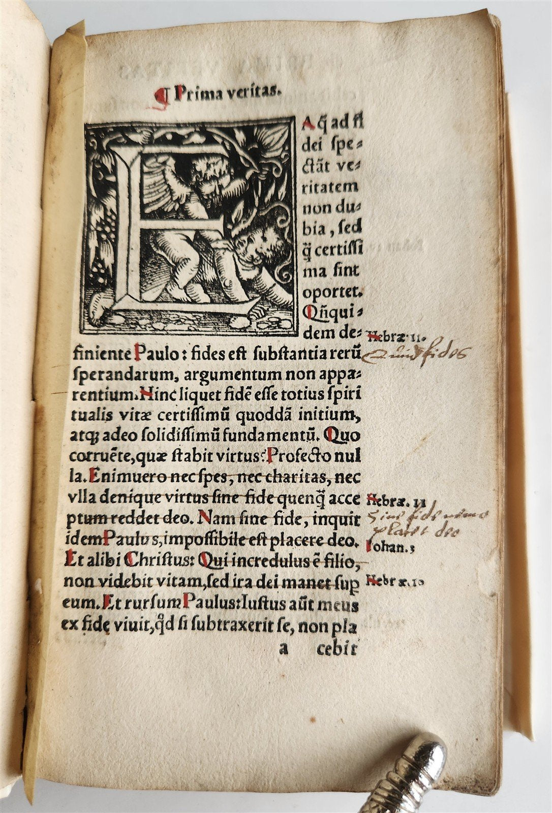 1533 POST-INCUNABULA THEOLOGY in LATIN antique ANCIENT VELLUM MANUSCRIPT BINDING