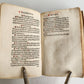 1533 POST-INCUNABULA THEOLOGY in LATIN antique ANCIENT VELLUM MANUSCRIPT BINDING