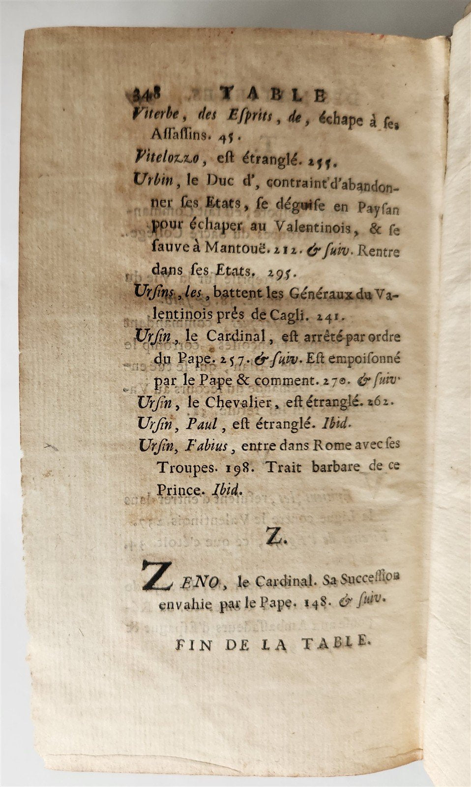 1756 LIFE of CESAR BORGIA ILLUSTRATED w/ PORTRAIT antique VELLUM BINDING