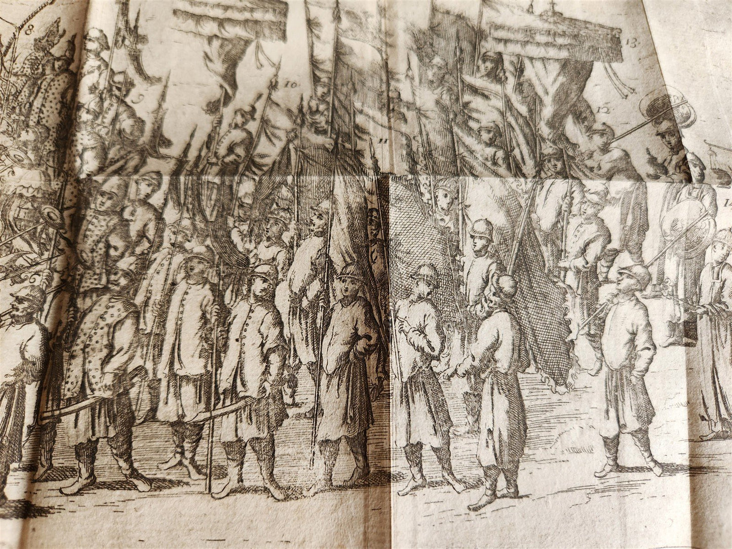 1721 TRAVELS to CHINA by Gio. Gemelli ILLUSTRATED antique VELLUM BINDING