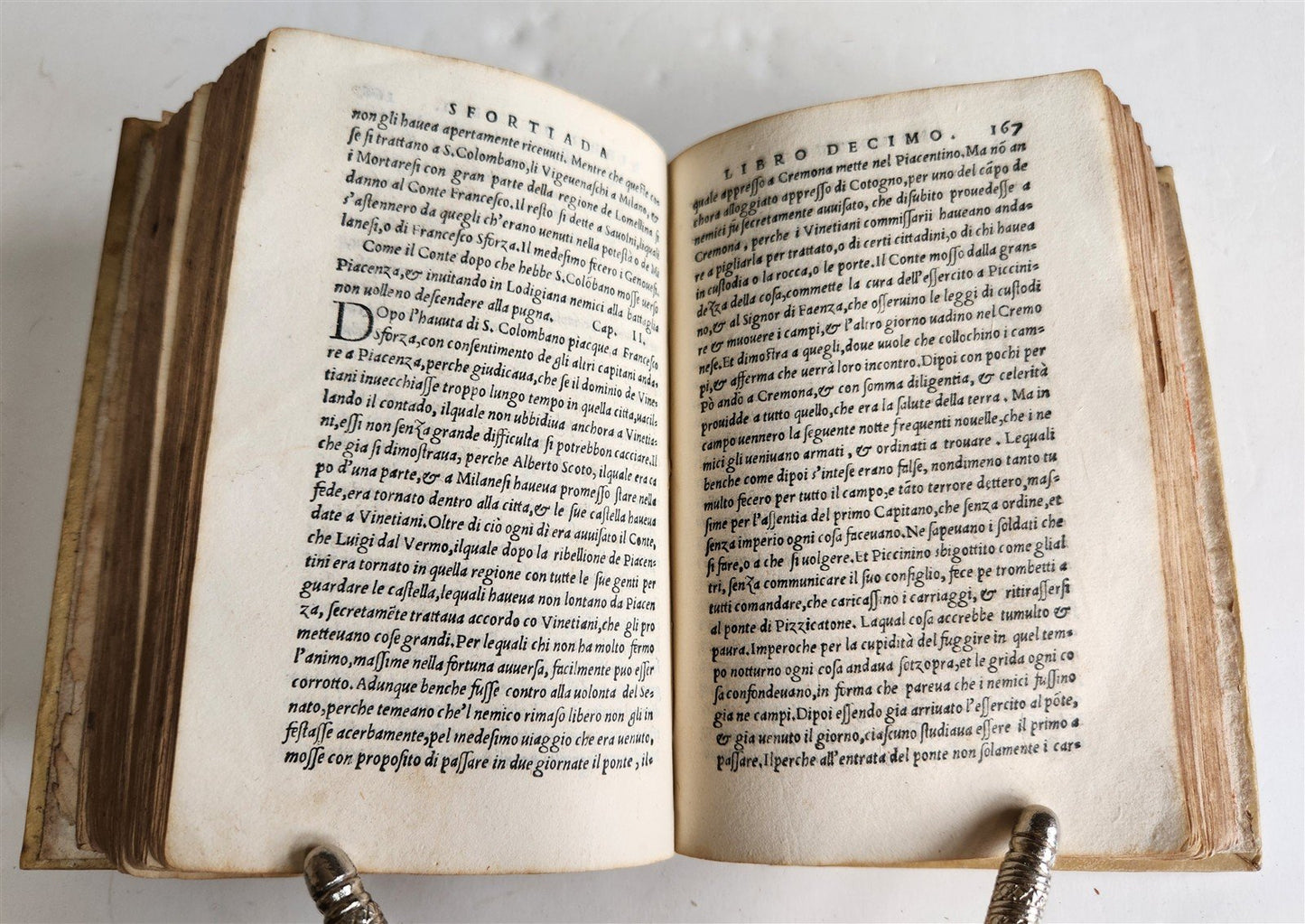 1544 HISTORY of FRANCESCO SFORZA DUKE of MILAN antique 16th CENTURY